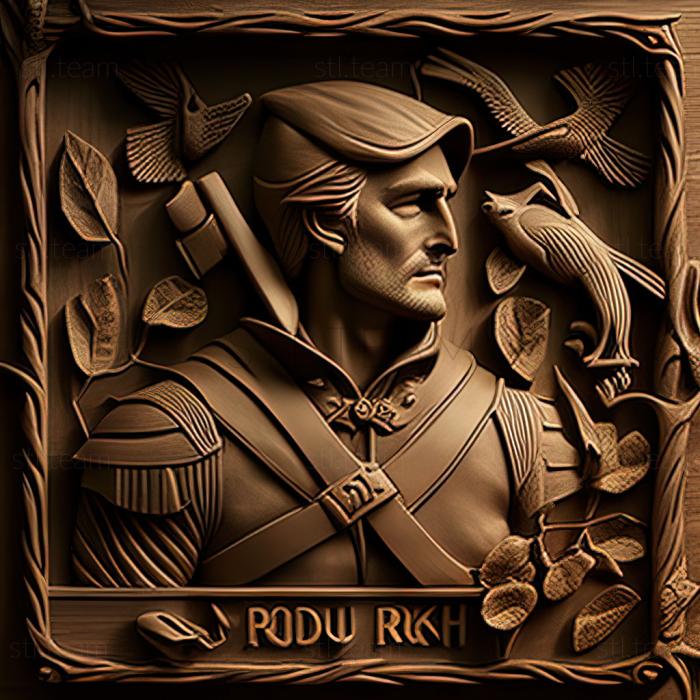 3D model Robin Hood The Adventures of Robin Hood Errol Flynn (STL)